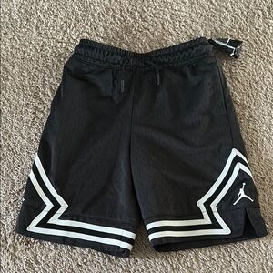 Jordan Black and White Athletic Shorts